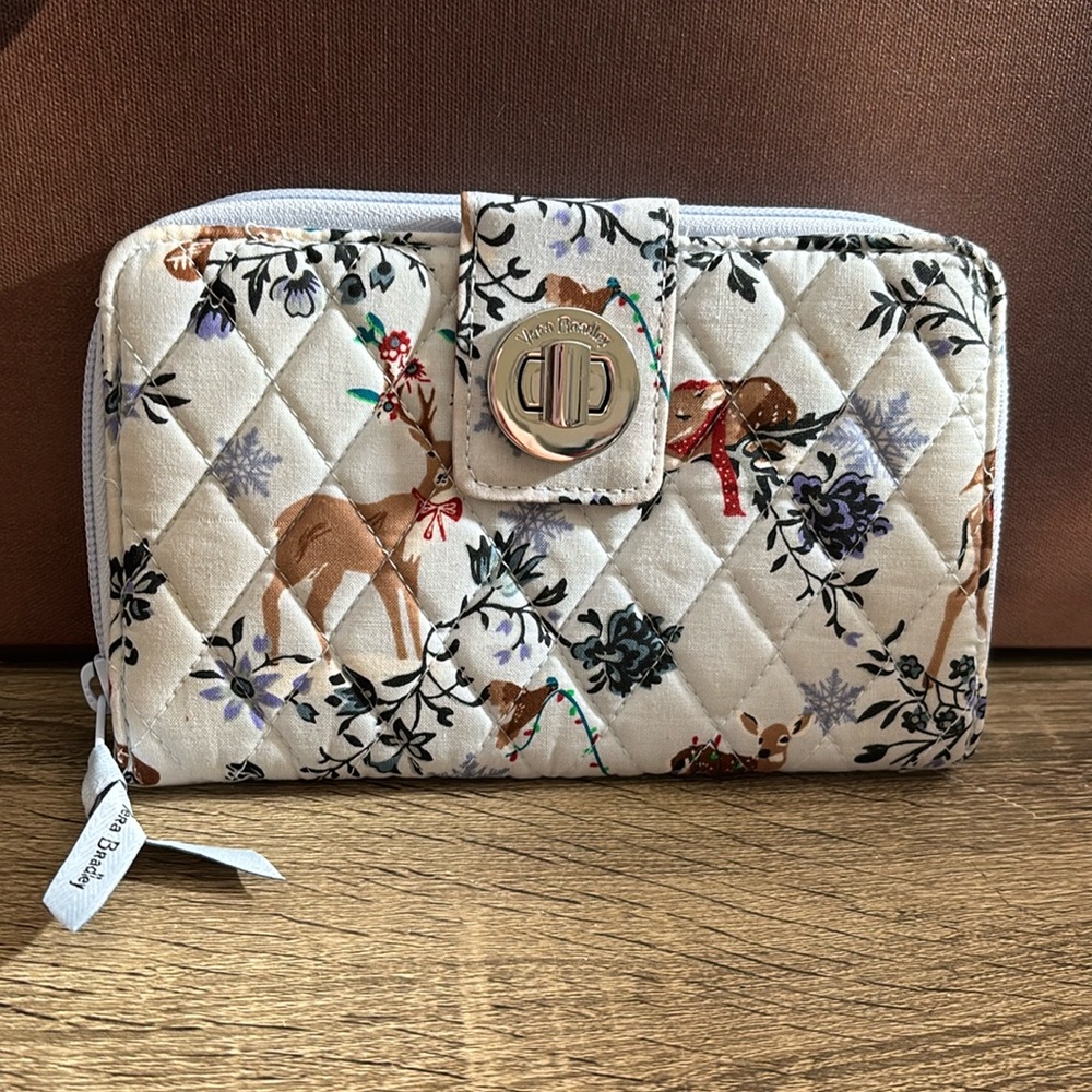 VB RFID Turnlock Wallet Merry Mischief NWT